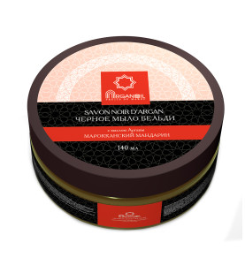 Diar Argana Arganoil Fruits Du Maroc Savon Noir D'Argan / Черное мыло Бельди c маслом Арганы Марокканский мандарин, 140 мл