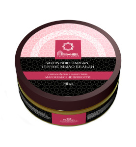 Diar Argana Arganoil Fruits Du Maroc Savon Noir D'Argan / Черное мыло Бельди c маслом Арганы и Черного тмина Марокканские пряности, 140 мл