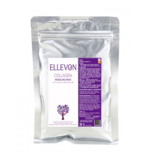 Ellevon (Эллевон) Modeling Mask Collagen / Альгинатная маска с коллагеном укрепляющая, 1000г