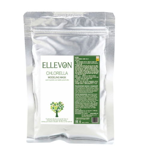 Ellevon (Эллевон) Chlorella Modeling Mask / Альгинатная маска с хлореллой, 1000г