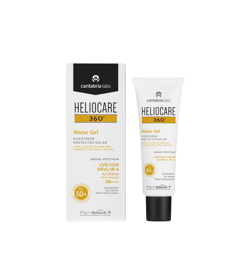 Heliocare 360º Water Gel Sunscreen Protector Solar SPF 50+ / Солнцезащитный увлажняющий гель-флюид (бронзовый), 50 мл