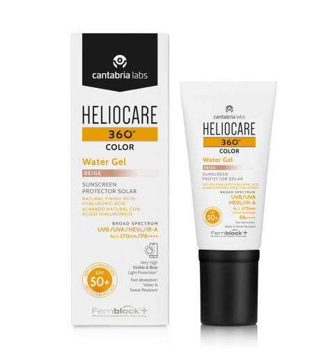 Heliocare 360º Water Gel Biege SPF 50+ / Солнцезащитный увлажняющий гель-флюид (бежевый), 50 мл