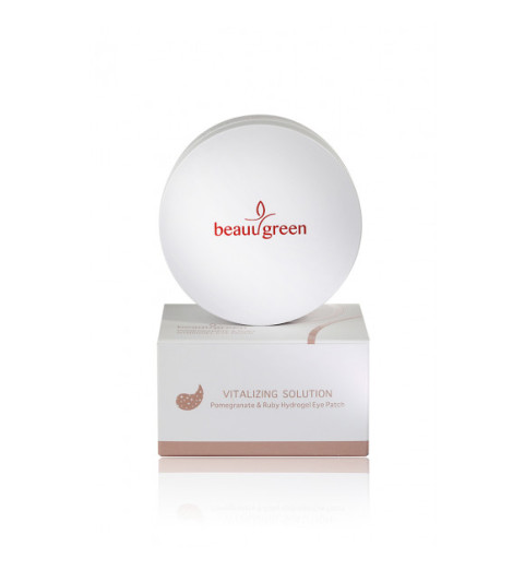 BeauuGreen Hydrogel Pomegranate and Ruby Eye Patch / Гидрогелевые патчи для глаз с экстрактом граната и рубиновой пудрой, 60 шт.