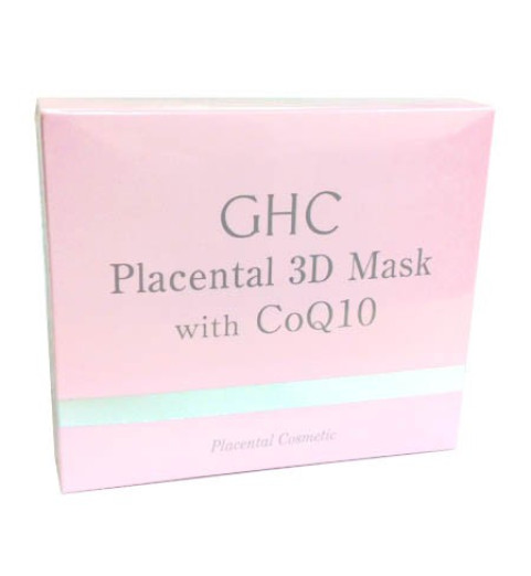GHC Placental Cosmetic GHC Placental 3D Мask with Q10 / 3-D маска моделирующая с гидролизатом плаценты и коэнзимом Q10, 5 шт
