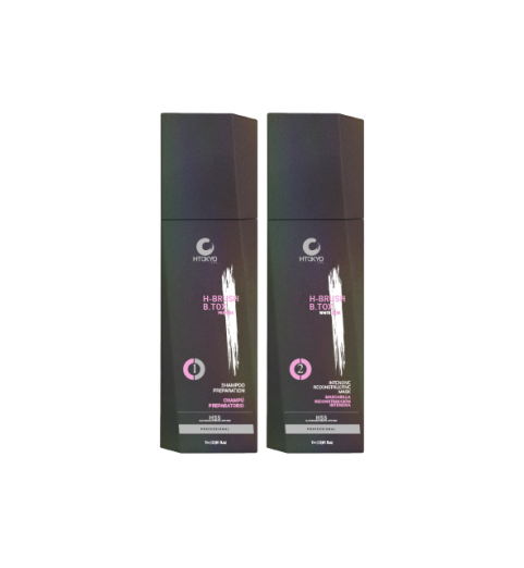 H-Tokyo Набор H-Brush B.Tox White Care (без пигмента), 2*1000 мл