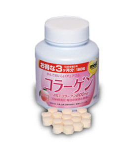 Orihiro (Орихиро) БАД "Коллаген со вкусом персика", 180 таблеток