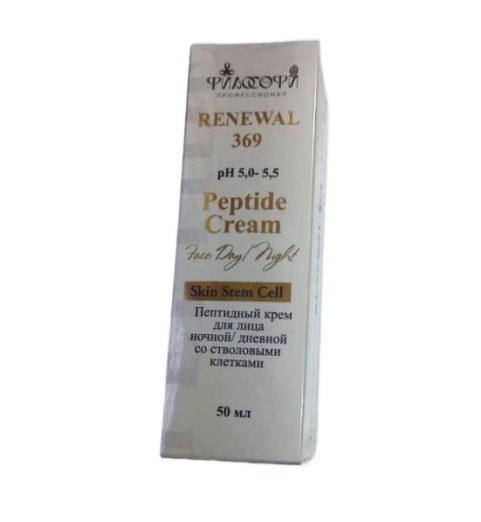 Philosophy Renewal 369 Peptide Cream Face Day-Night Skin Stem Cell / Обновленный пептидныи крем для лица ночной/дневной со стволовыми клетками, 50 мл