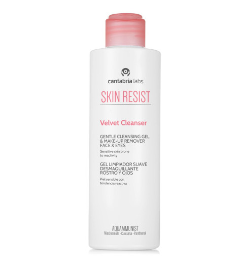 Skin Resist Velvet Cleanser Gentle Cleansing Gel & Make-up Remover / Мягкий очищающий гель и демакияж для лица и глаз, 200 мл